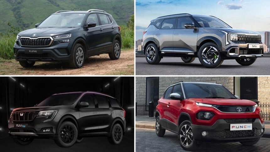 कार खरीदारों के लिए बड़ी खुशखबरी: दिसंबर में Kushaq, Seltos, Punch और XUV700 पर भारी डिस्काउंट